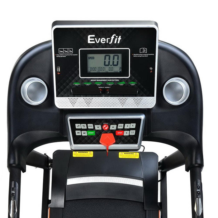 Home Electric Treadmill White Background
