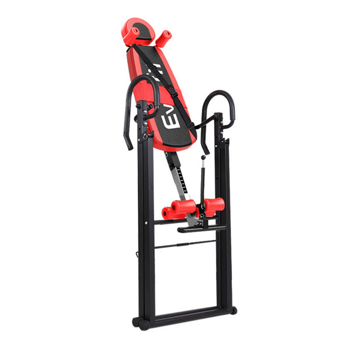 Red Foldable Stretcher Gravity Inversion Table For Home Gym Fitness By Everfit Fitness At Home Inversion Table Afterpay Australia Melbourne