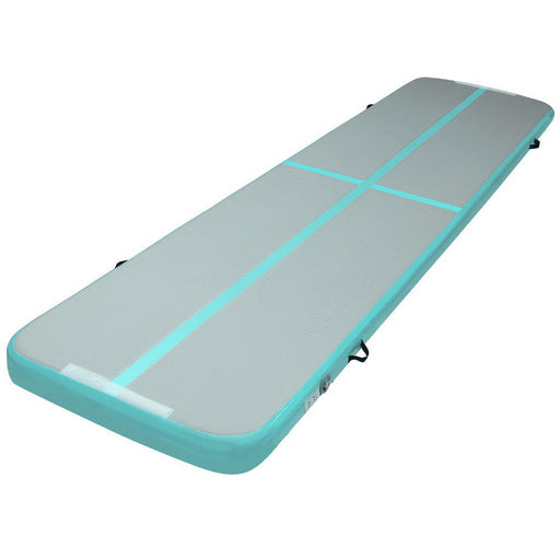 Inflatable Air Track Mat Floor White Background