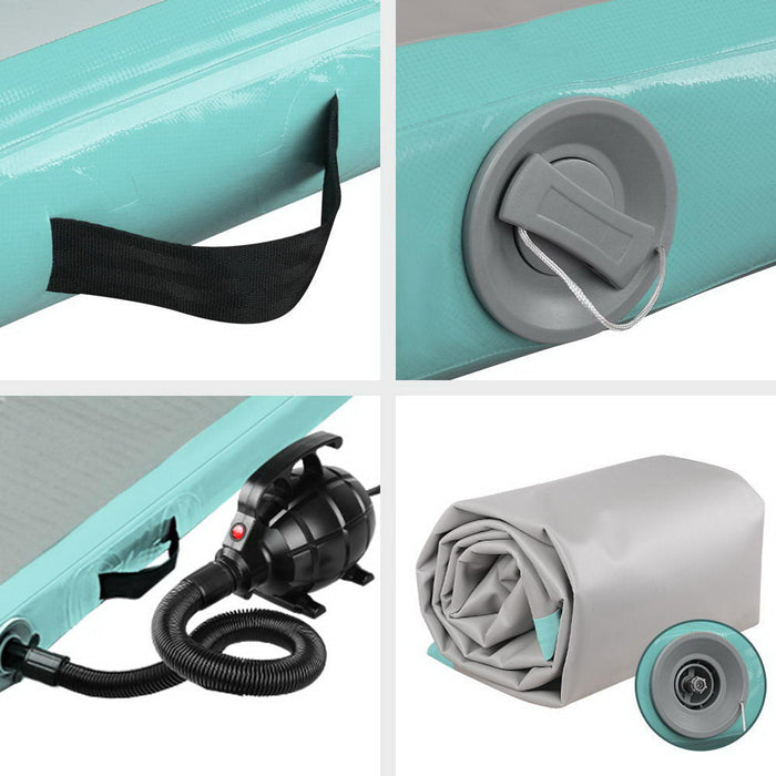 Inflatable Air Track Mat with Pump Feature