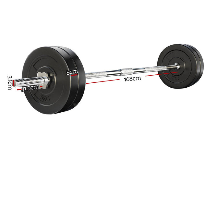 Barbell Weight Set Plates dimension