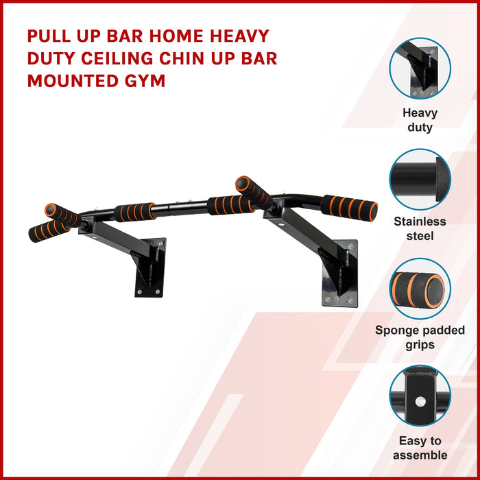 Pull Up Mounted Bar features