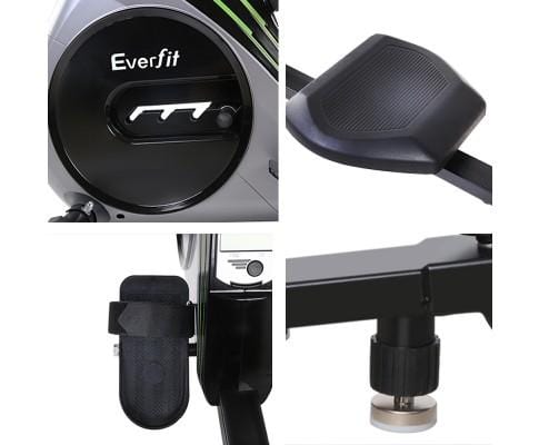 Everfit Silver Rowing Exercise Machine For Home GymFitness At Home Afterpay Online Store Buy Melbourne Sydney