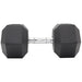 Rubber Hex Dumbbell in white background
