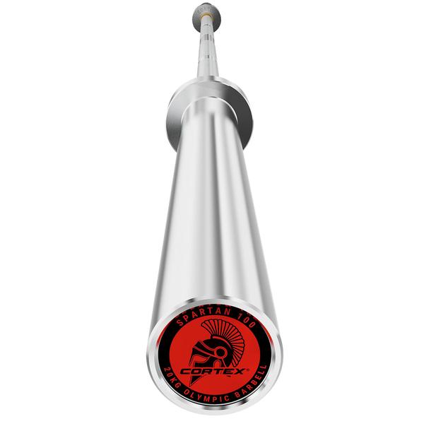 Spartan100 7Ft Barbell With Collars White Background