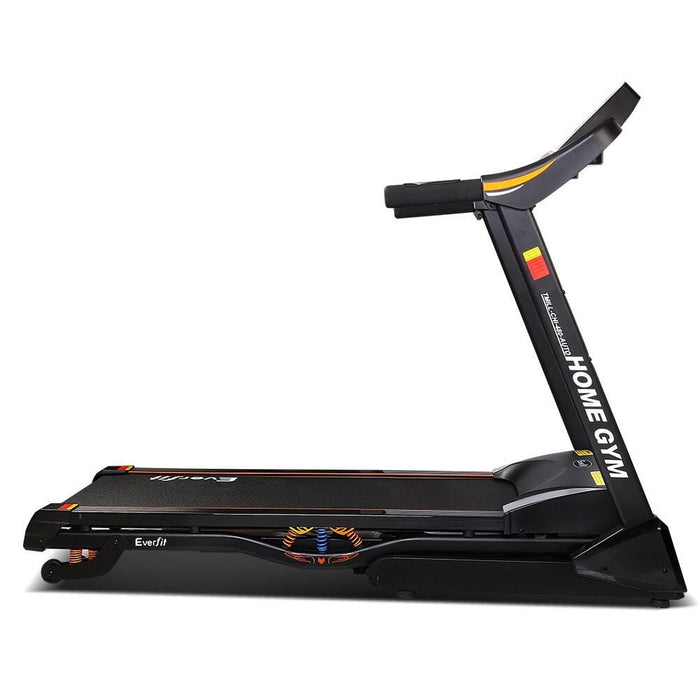 Home Gym Electric Treadmill - Black Fitness At Home Australia Compact Treadmill Australia