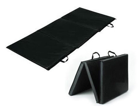Tri-Fold Exercise Mat in white background
